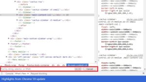 Control F Inspect Element