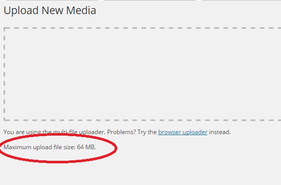 Exceeds The Maximum Upload Size For This Site