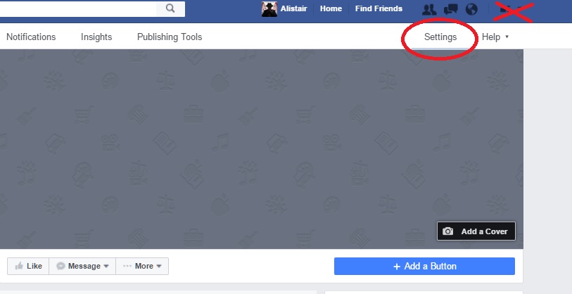 Facebook Business Page Verification Settings