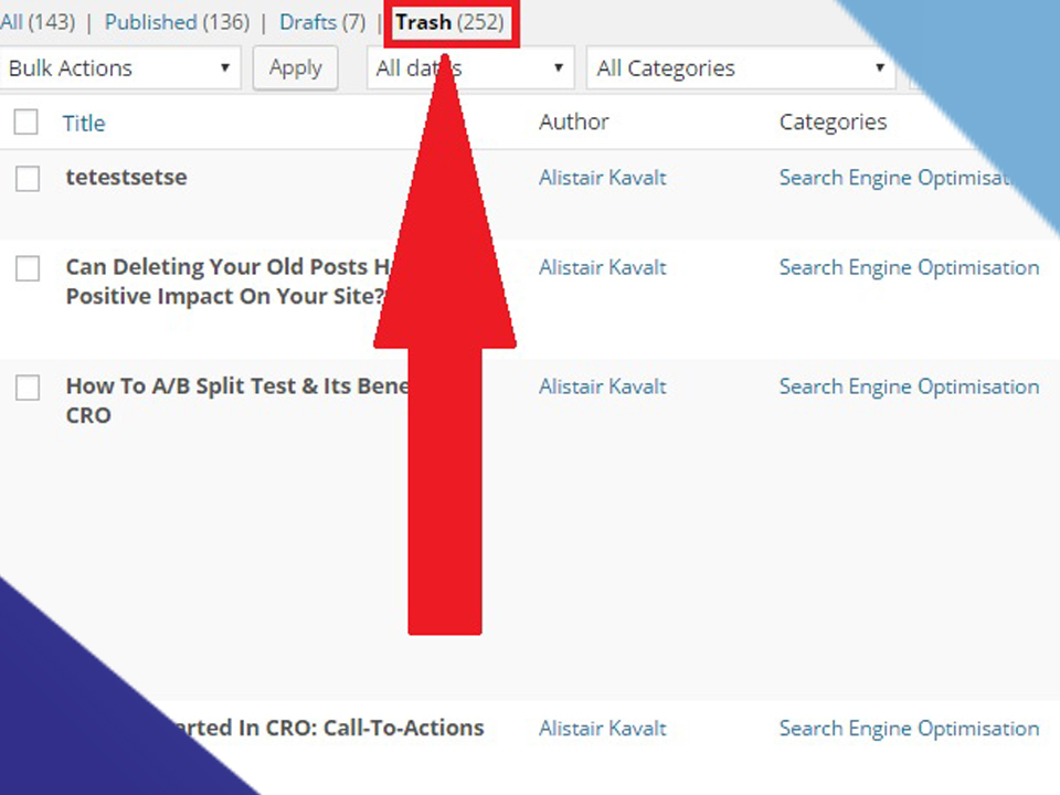 Removing Articles To Improve Search Engine Rankings