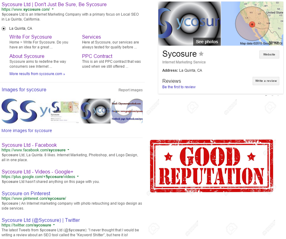 Search engine reputation management Sycosure