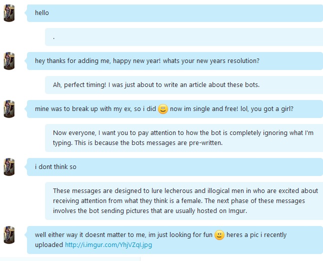 Skype Spam Bot 1