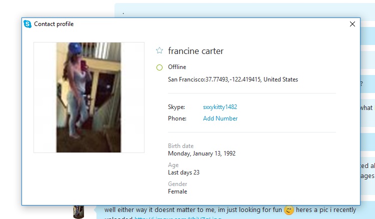 skype spam bot image